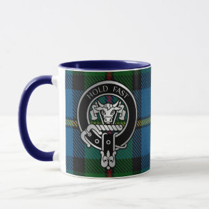 Caneca Clan MacLeod Crest & Hunting Tartan Mug