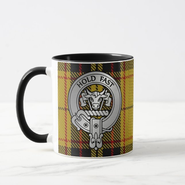 Caneca Clan MacLeod Crest & Snuffbox Tartan (Esquerda)