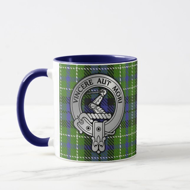 Caneca Clan MacNeill da Gigha Crest e Tartan Mug (Esquerda)