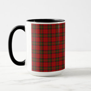 Caneca Clan Stewart Royal Scottish Tartan Xadrez Patterno