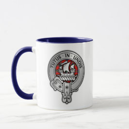 Caneca Clan Wood Crest & Dress Tartan
