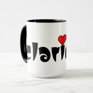 Caneca Clarinet Small Heart