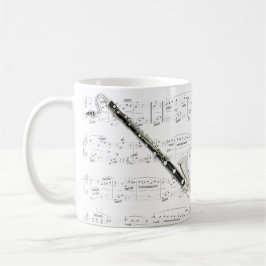 Caneca - clarinete baixo com partitura