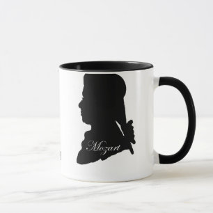 Caneca Clarinetista Anton Stadler e compositor Mozart Mug
