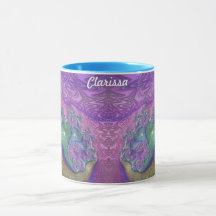~ CLARISSA ~ GLOSSY 3D Verde Roxo Azul