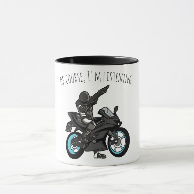 Caneca Claro, Estou Ouvindo... Moto Engraçada (Centro)