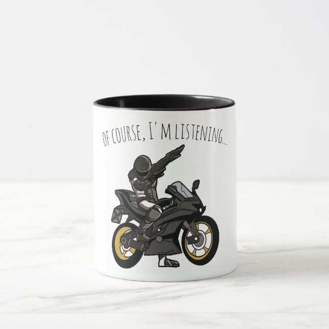 Caneca Claro, Estou Ouvindo... Moto Engraçada (Centro)
