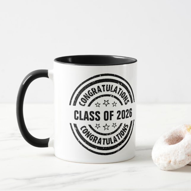 Caneca Classe de 2026 (Com Donut)