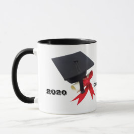 Caneca Classe de Mug Café no Dia da Graduação 2020 por Ja