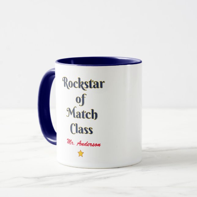 Caneca Classe Rockstar (Frente Esquerda)