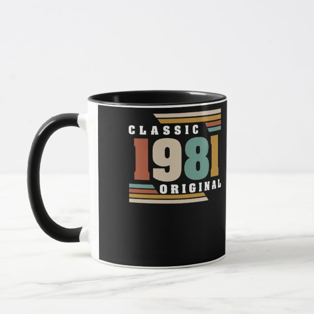 Caneca Classic 1981 Original 41st Birthday 41 Year Old (Esquerda)