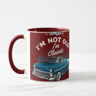 CANECA CLASSIC CAR CAR CHEVY BEL AIR CONVERTIBLE 1956