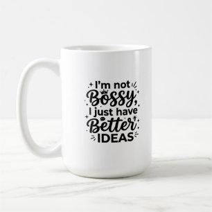 Caneca Clássica 15 oz - Amantes de Café Bossy Brew