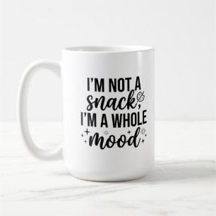 Caneca Clássica 15 oz Citação de Amante de Café Wh