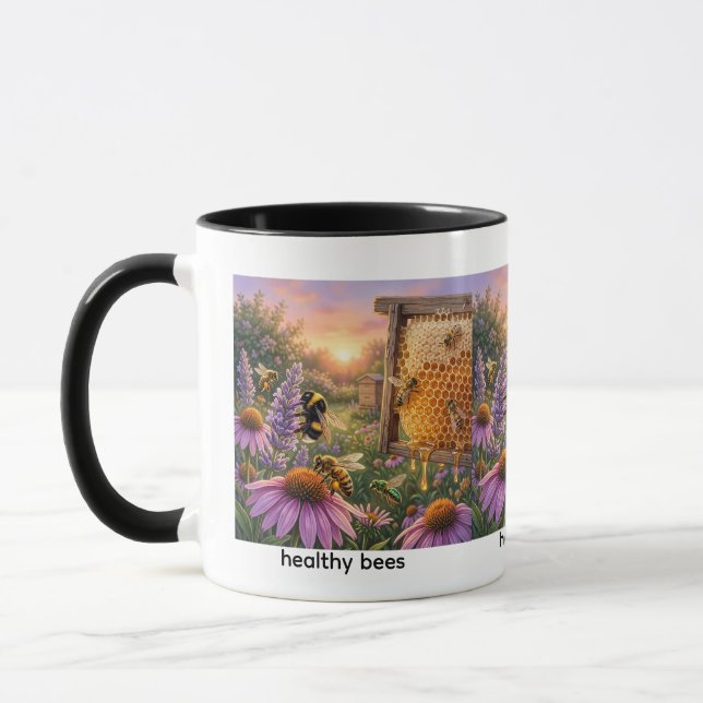 Caneca clássica Abelhas Saudáveis (Esquerda)