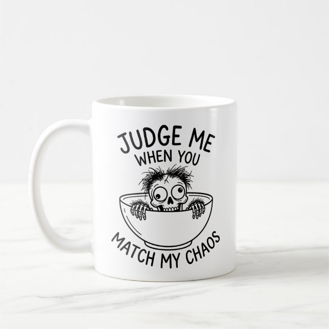 Caneca Clássica Companheira de Café com Citação Di (Esquerda)