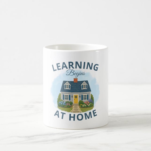 Caneca Clássica de Café 'O Aprendizado Começa em C (Centro)