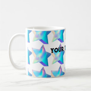 Caneca Clássica de Texto Estrela Imagem Chá Café C