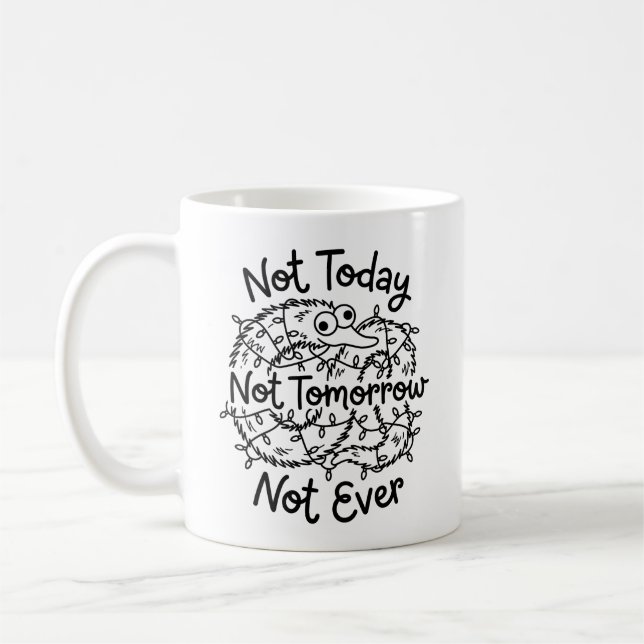 Caneca Clássica para Amantes de Café com Humor de  (Esquerda)