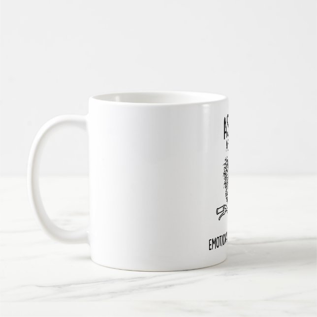 Caneca Clássica para Amantes de Café Galinha Feral (Esquerda)
