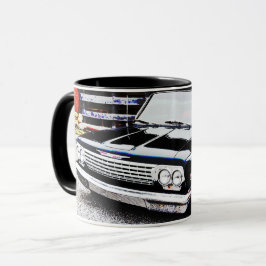 Caneca Clássica Vintage Black Impala Car Torg