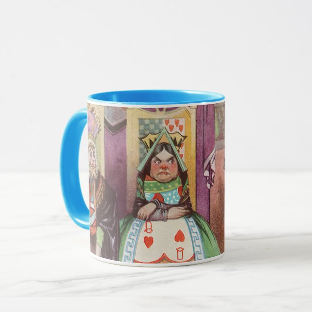 Caneca Clássico Alice no País das Maravilhas, Rainha de C (Frente Esquerda)