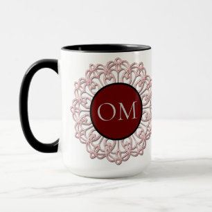Caneca Clássico Blush Pink Mandala OM