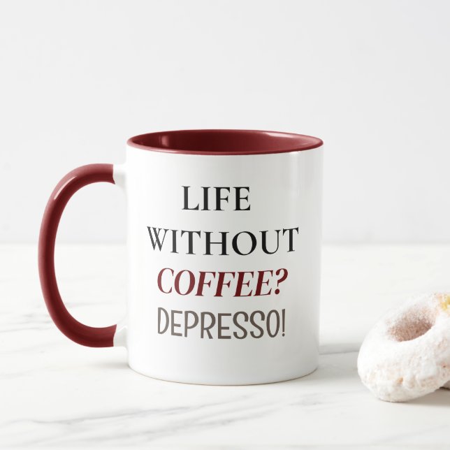 Caneca Clássico Café Mug (Com Donut)