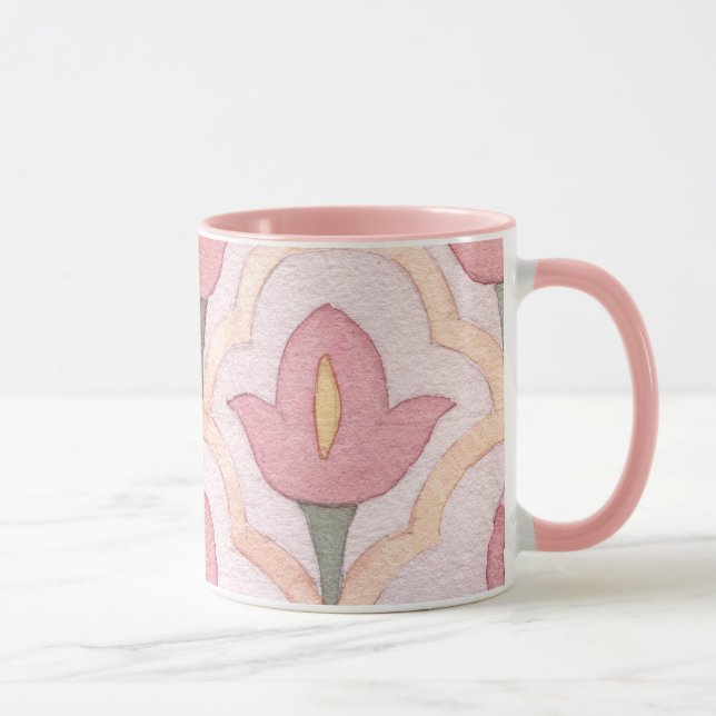 Caneca Clássico Cinto marroquino com padrão de Azulejo tu (Direita)