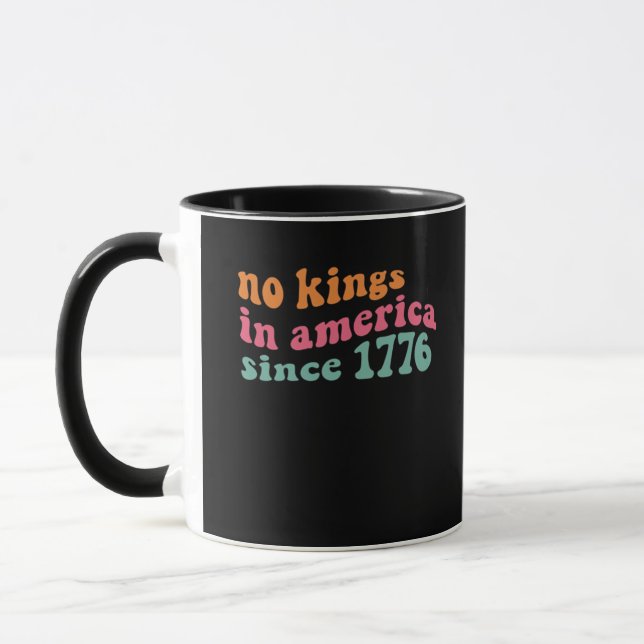 Caneca Clássico da Liberdade Sem Reis na América desde 17 (Esquerda)
