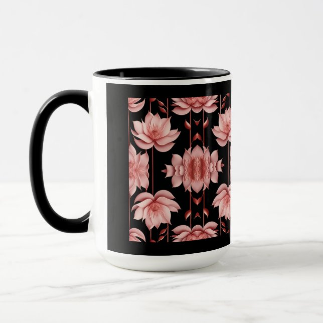 Caneca Clássico do Lotus Rosa (Esquerda)