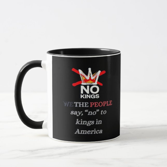 Caneca Clássico Estilo de Liberdade Sem Reis Nós o Povo (Esquerda)