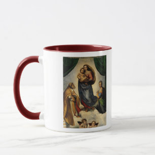 Caneca Clássico "Sistine Madonna" (cerca de 1513) de Rafa