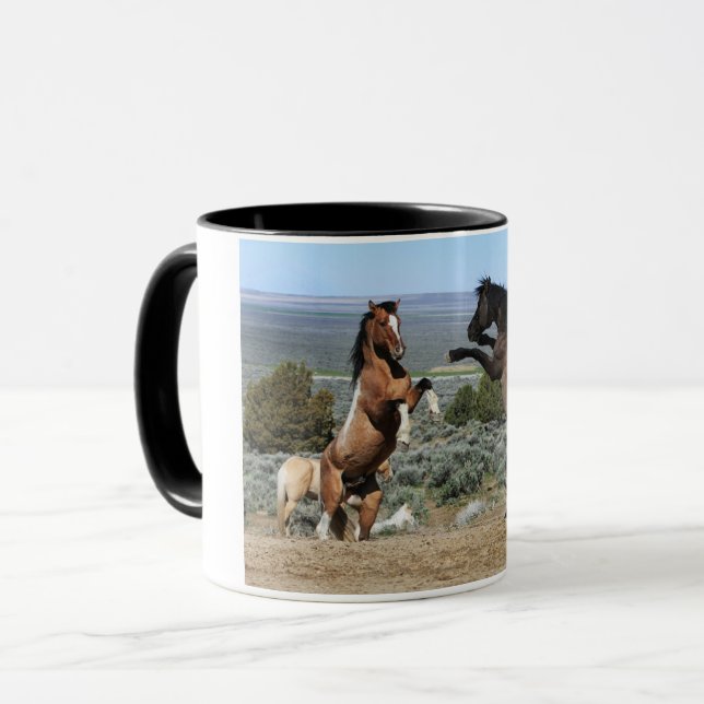 Caneca Clássico Wild Mustang, 11 oz (Frente Esquerda)