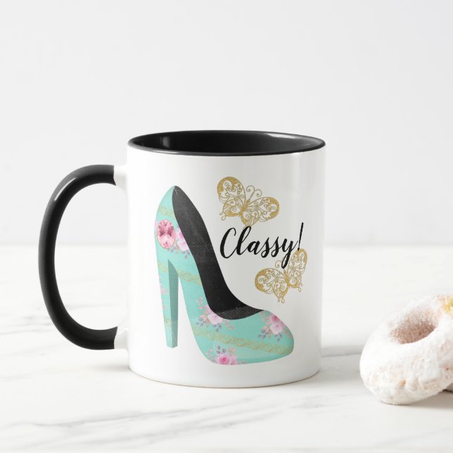 Caneca Classy Lady Mug (Com Donut)
