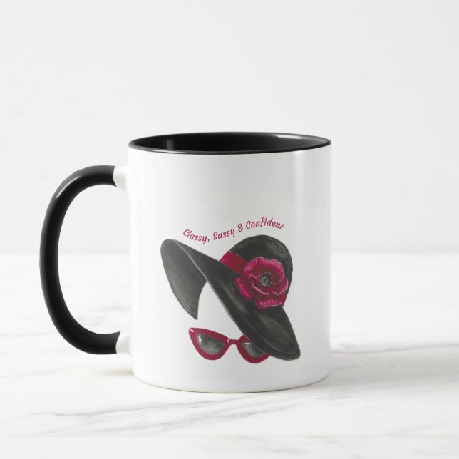 Caneca Classy, Sassy, Confident Lady Silouhette (Esquerda)