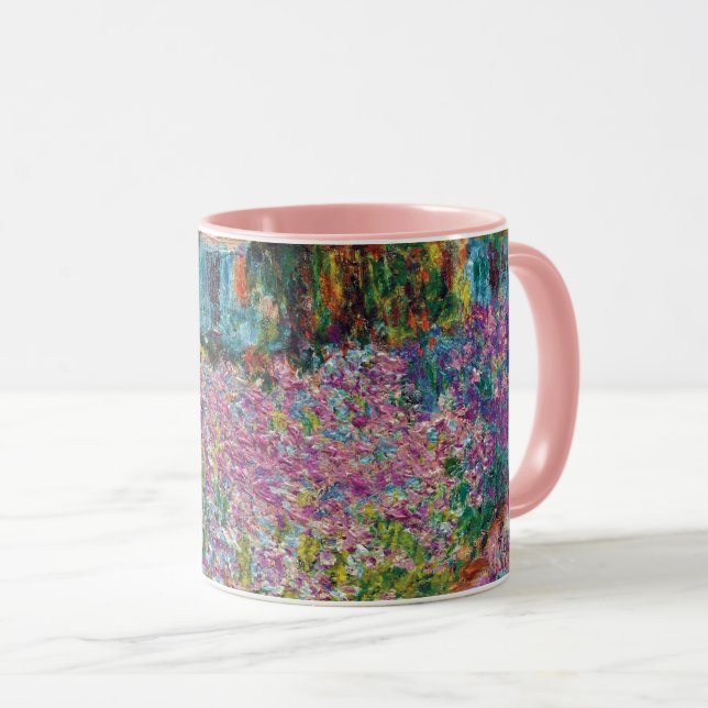 Caneca Claude Monet - Íris no Jardim de Monet Arte Refina (Frente Esquerda)
