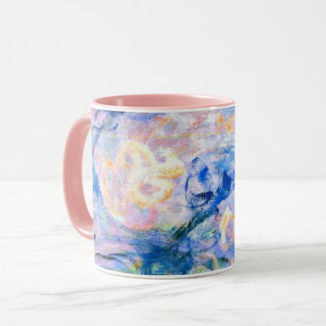 Caneca Claude Monet - Nenúfares 1919, arte refinado, (Frente Esquerda)