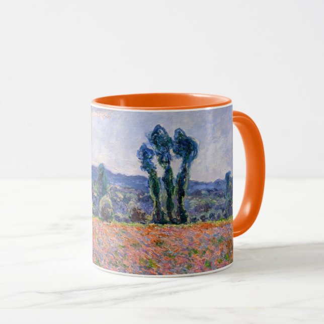 Caneca Claude Monet - Poppy Field 1890 (Giverny) (Frente Esquerda)