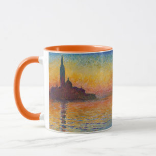 Caneca Claude Monet - San Giorgio Maggiore em Dusk