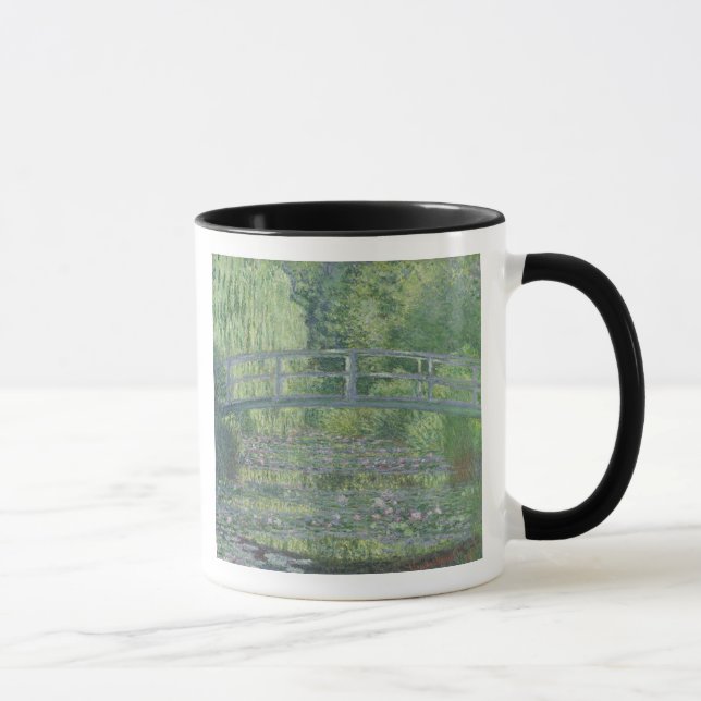 Caneca Claude Monet| "Waterlily Pond": Harmonia Verde (Direita)