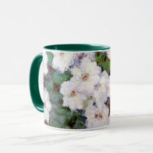 Caneca Clematis, pintura de Monet em 1887,