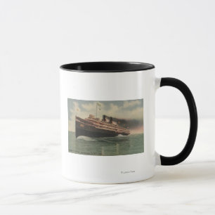 Caneca Cleveland, OH - cidade do navio a vapor de