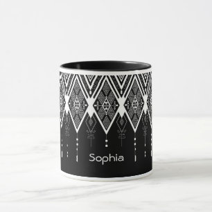 Caneca Cliente Branco E Preto Americano Nativo