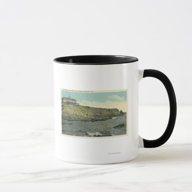 Caneca Cliff Cabeça Sálida e Exterior do Cliff House # (Direita)