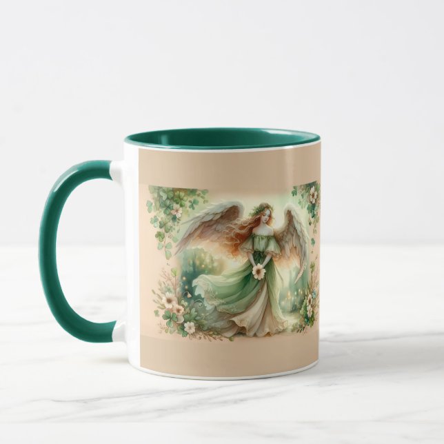 Caneca Clover Serenity Angel Coffee Cup Mug (Esquerda)