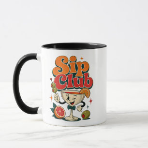 Caneca Clube de Bebidas Cocktail Retro