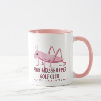 Caneca Clube de Golfe de Gafanhoto Rosa