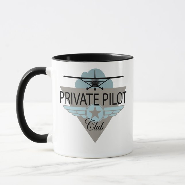 Caneca Clube do piloto privado (Esquerda)