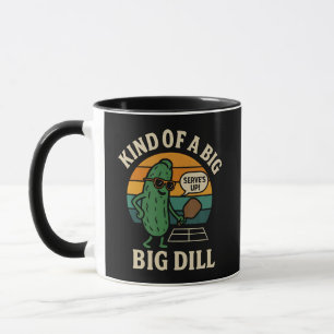 Caneca Clube Social de Pickleball Engraçado Big Dill